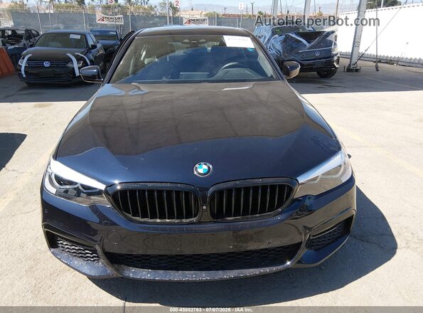 WBAJE5C51KWW10075 2019 BMW 5 SERIES Navy Widok zestawu wskaźników