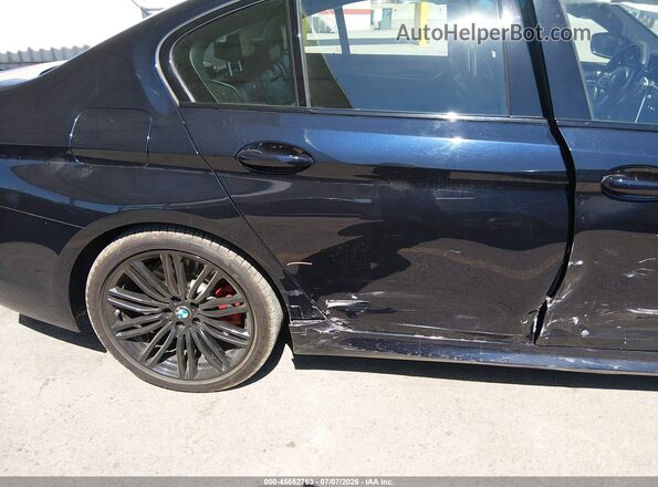 WBAJE5C51KWW10075 2019 BMW 5 SERIES Navy 