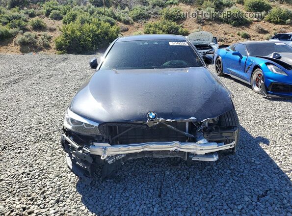 WBAJE5C52KG919015 2019 BMW 5 SERIES Charcoal Widok z przodu