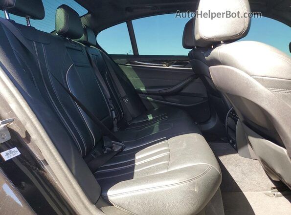 WBAJE5C52KG919015 2019 BMW 5 SERIES Charcoal Widok tylnych siedzeń