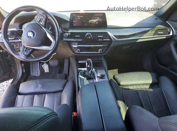 WBAJE5C52KG919015 2019 BMW 5 SERIES Charcoal Widok deski rozdzielczej