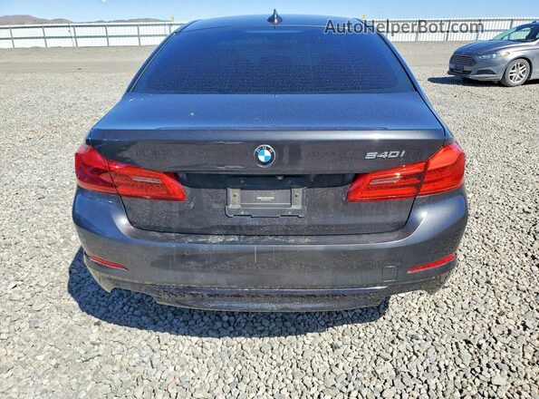 WBAJE5C52KG919015 2019 BMW 5 SERIES Charcoal Widok z tyłu