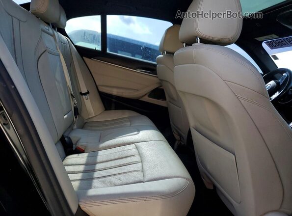 WBAJE5C52KWW16712 2019 BMW 5 SERIES Black Vista de los asientos traseros