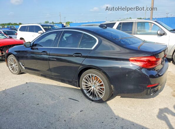 WBAJE5C52KWW16712 2019 BMW 5 SERIES Black Trasero izquierdo