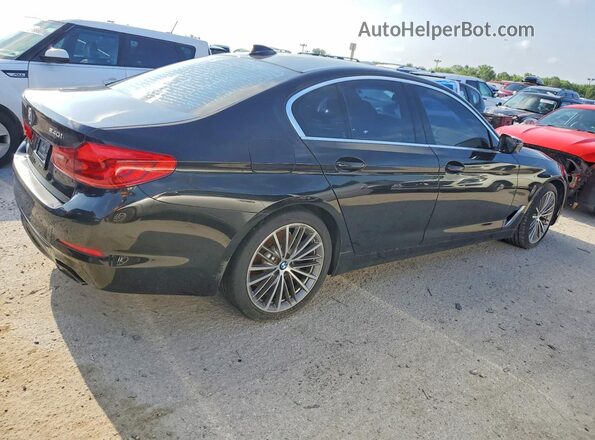 WBAJE5C52KWW16712 2019 BMW 5 SERIES Black Trasero derecho