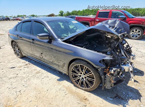 WBAJE5C52KWW28939 2019 BMW 5 SERIES Угольный Передняя правая четверть