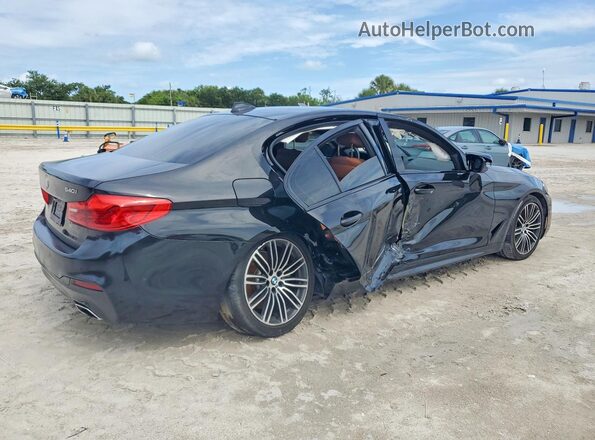 WBAJE5C53KWW29078 2019 BMW 5 SERIES Black Задня права чверть