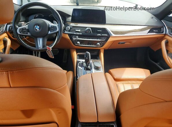 WBAJE5C53KWW29078 2019 BMW 5 SERIES Black Вид панелі приладів