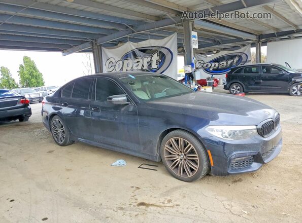 WBAJE5C53KWW31638 2019 BMW 5 SERIES Черный Передняя правая четверть