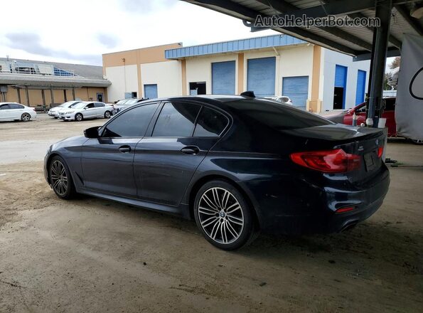 WBAJE5C53KWW31638 2019 BMW 5 SERIES Черный Задняя левая четверть