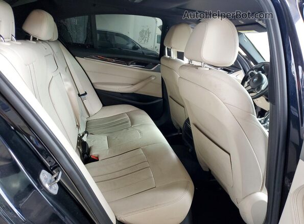 WBAJE5C53KWW31638 2019 BMW 5 SERIES Черный Вид задних сидений