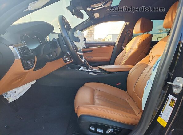 WBAJE5C56JWA97472 2018 BMW 5 SERIES Black Vista interior delantera