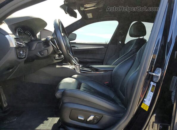 WBAJE5C56KWE66445 2019 BMW 5 SERIES Blue Front interior view