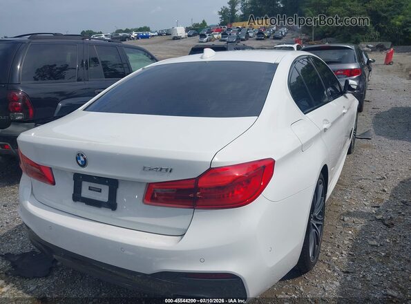 WBAJE5C56KWW27003 2019 BMW 5 SERIES White Trasero derecho