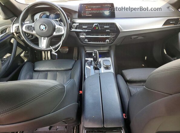 WBAJE5C57KG919317 2019 BMW 5 SERIES Black წინა პანელის ხედი