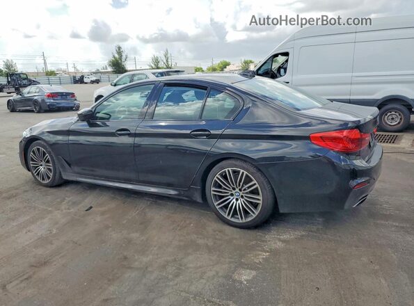 WBAJE5C57KG919317 2019 BMW 5 SERIES Black უკანა მარცხენა
