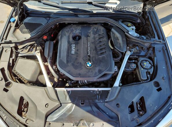 WBAJE5C57KWE66664 2019 BMW 5 SERIES Black Вид задньої частини салону
