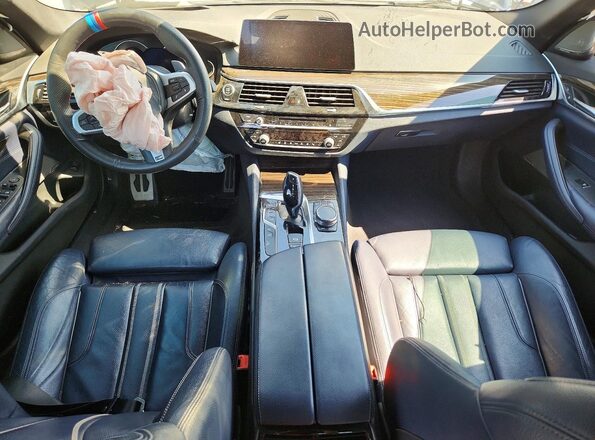 WBAJE5C57KWE66664 2019 BMW 5 SERIES Black Вид панелі приладів