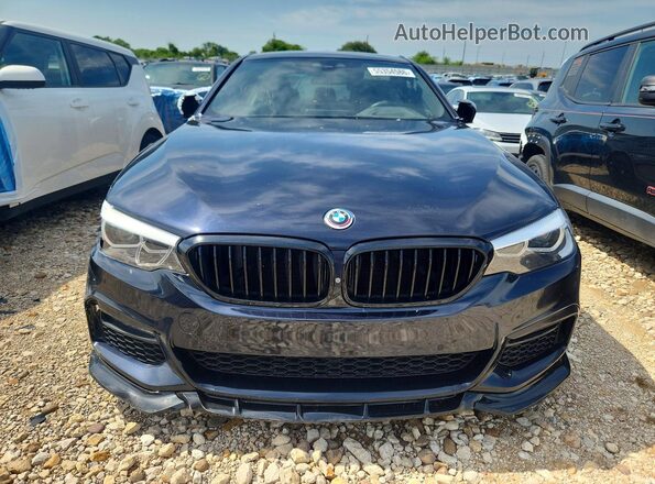 WBAJE5C57KWE66664 2019 BMW 5 SERIES Black Вид спереду