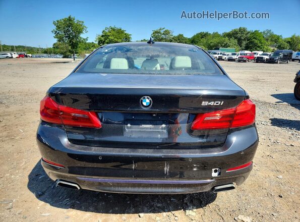 WBAJE5C58JG918045 2018 BMW 5 SERIES Black Widok z tyłu