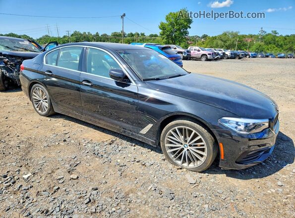 WBAJE5C58JG918045 2018 BMW 5 SERIES Black Przód prawy