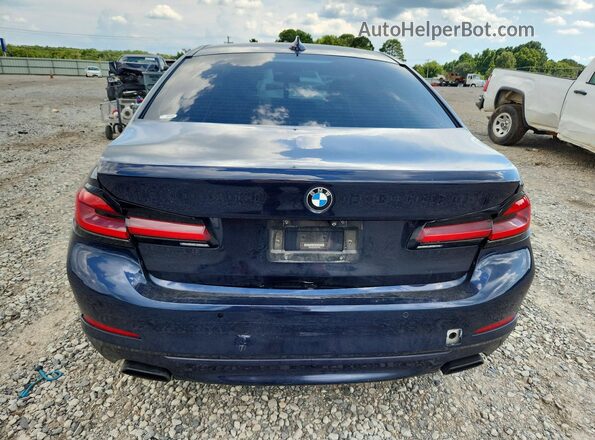 WBAJE5C58JG918580 2018 BMW 5 SERIES Blue Vista trasera