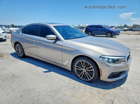WBAJE5C58JWA93066 2018 BMW 5 SERIES Gold Front right