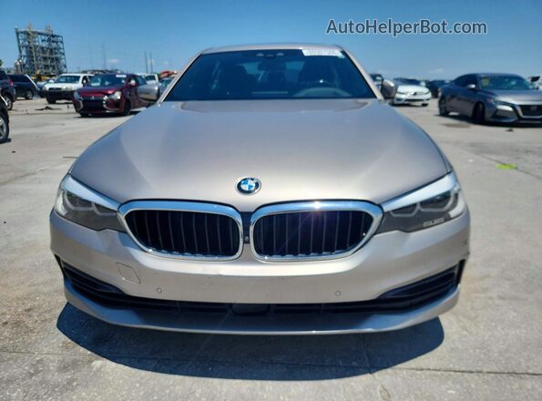 WBAJE5C58JWA93066 2018 BMW 5 SERIES Gold Front view