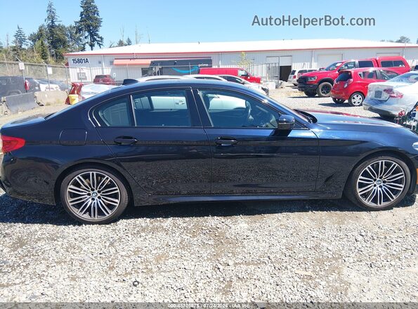 WBAJE5C58KWE66401 2019 BMW 5 SERIES Dark Blue Սալոնի հետևի տեսք