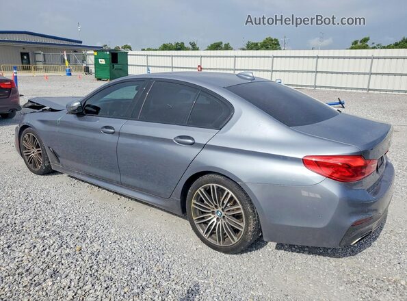 WBAJE5C58KWW17606 2019 BMW 5 SERIES Gray Задня ліва чверть