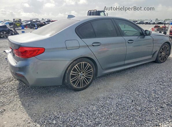 WBAJE5C58KWW17606 2019 BMW 5 SERIES Gray Задня права чверть