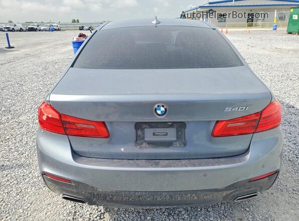 WBAJE5C58KWW17606 2019 BMW 5 SERIES Gray Вид ззаду