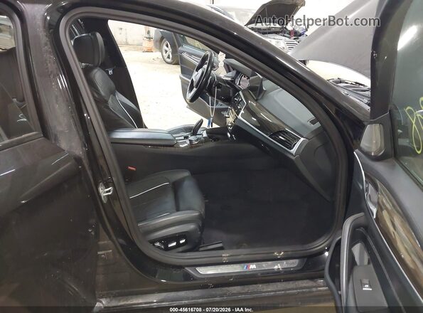WBAJE7C30HG478780 2017 BMW 5 SERIES Black Widok wnętrza z przodu