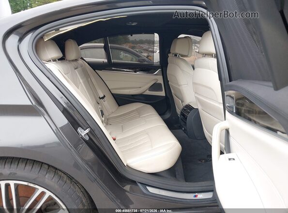 WBAJE7C31HG479579 2017 BMW 5 SERIES Gray VIN կոդի պիտակի տեսք