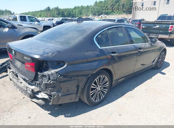 WBAJE7C33HG887372 2017 BMW 5 SERIES Black Задня права чверть