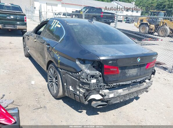 WBAJE7C33HG887372 2017 BMW 5 SERIES Black Вид спереду