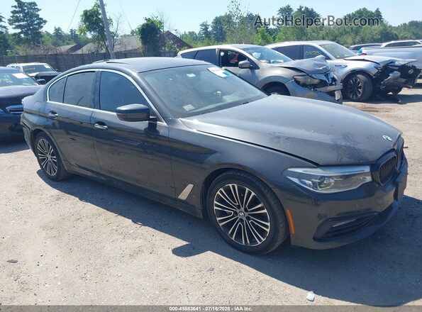 WBAJE7C33HG887372 2017 BMW 5 SERIES Black Панорамний вид салону 360°