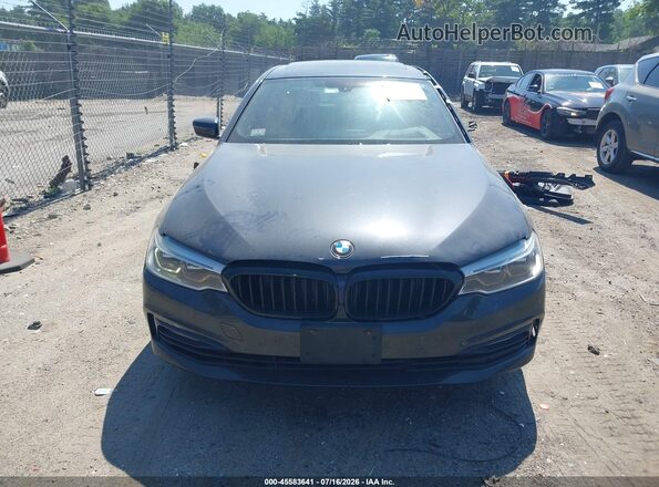WBAJE7C33HG887372 2017 BMW 5 SERIES Black Вид задньої частини салону