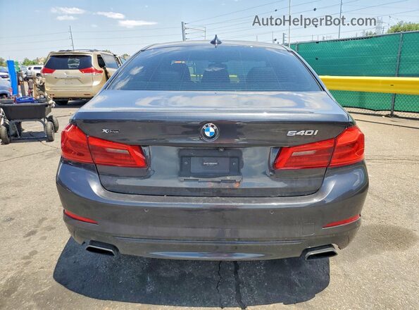 WBAJE7C33HG888893 2017 BMW 5 SERIES Gray Вид ззаду