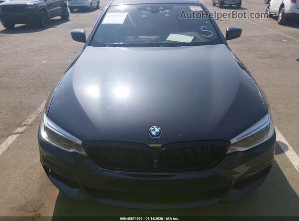 WBAJE7C35HG478970 2017 BMW 5 SERIES Gray ხელსაწყოთა პანელის ხედი