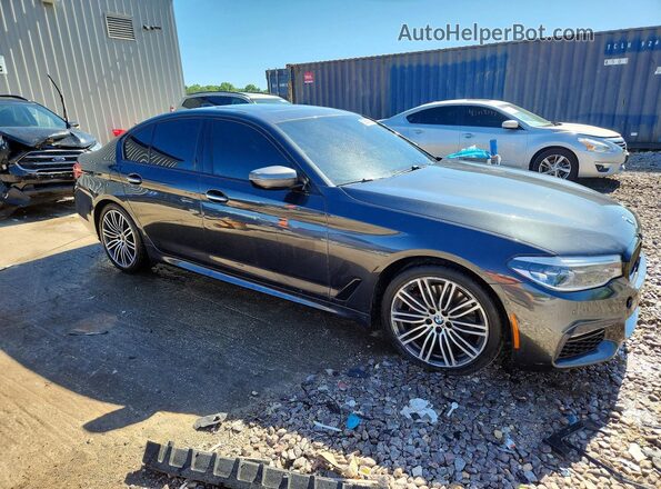 WBAJE7C35HWA03408 2017 BMW 5 SERIES Gray Առջևի աջ