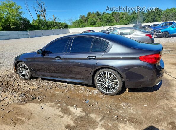 WBAJE7C35HWA03408 2017 BMW 5 SERIES Gray Հետևի ձախ