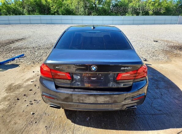 WBAJE7C35HWA03408 2017 BMW 5 SERIES Gray Հետևի տեսք