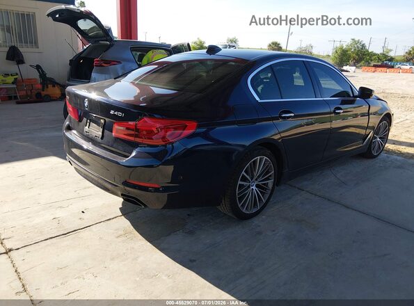 WBAJE7C35HWA03912 2017 BMW 5 SERIES Blue Задня права чверть
