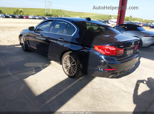 WBAJE7C35HWA03912 2017 BMW 5 SERIES Blue Задня ліва чверть