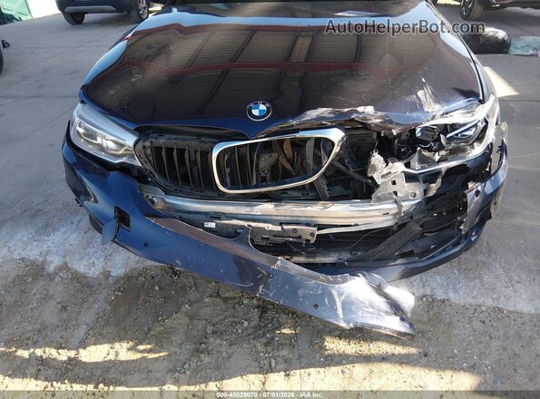 WBAJE7C35HWA03912 2017 BMW 5 SERIES Blue Вид спереду