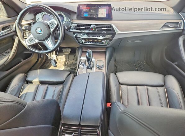 WBAJE7C37HG478856 2017 BMW 5 SERIES Blue წინა პანელის ხედი