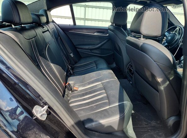 WBAJE7C37HG478856 2017 BMW 5 SERIES Blue უკანა სავარძლების ხედი