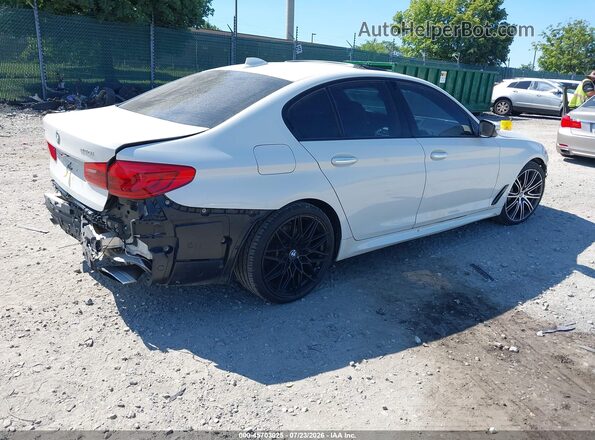 WBAJE7C38HG888016 2017 BMW 5 SERIES White Tył prawy