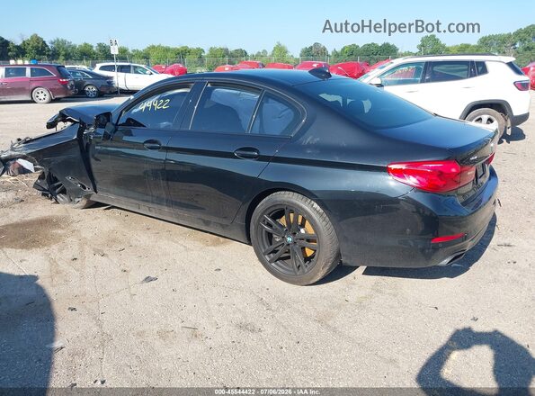 WBAJE7C38HG888341 2017 BMW 5 SERIES Black Trasero izquierdo